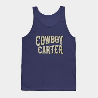 Rustic Western Cowboy Carter Graphic Tank Top